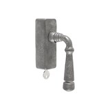 Dauby Dauby Pure Line raamklink type 1830 draai/kiep ruw metaal afsluitbaar per stuk
