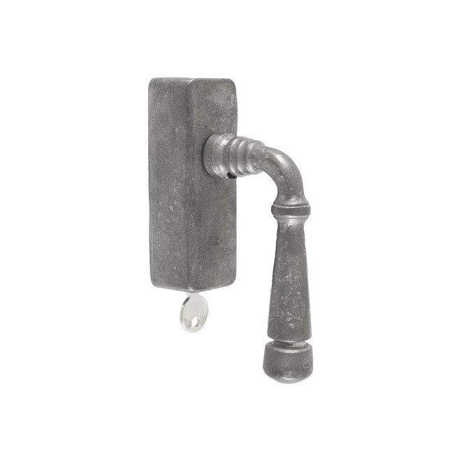 Dauby Dauby Pure Line raamklink type 1830 draai/kiep ruw metaal afsluitbaar per stuk