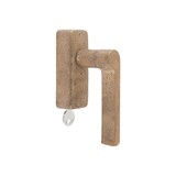 Dauby Dauby Pure Line raamklink type 1928 brons gepolijst afsluitbaar rechts per stuk