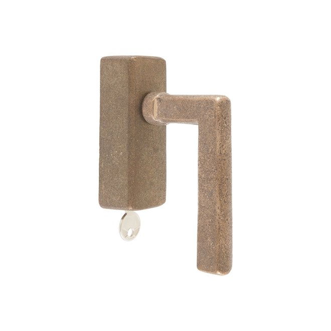 Dauby Dauby Pure Line raamklink type 1920 brons gepolijst afsluitbaar per stuk