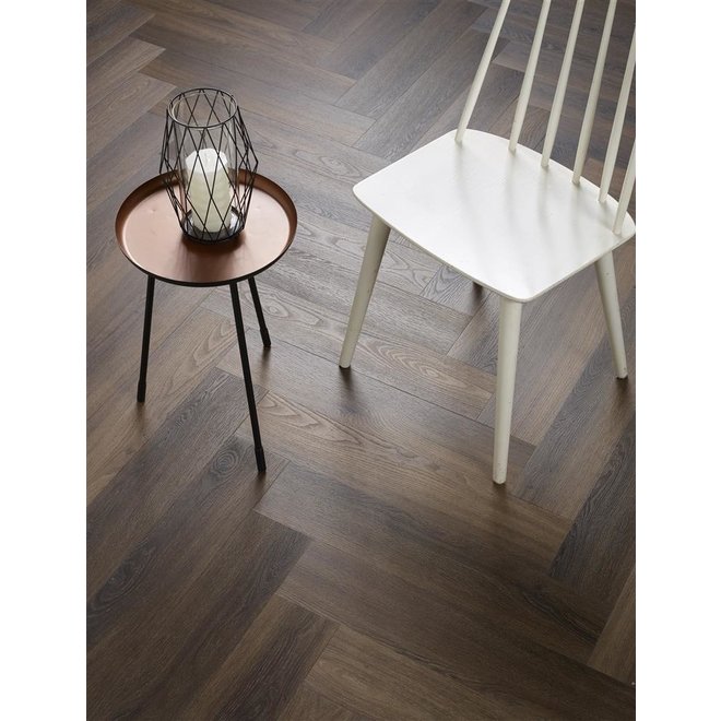Ambiant PVC vloer visgraat warm bruin
