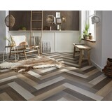 Ambiant PVC vloer visgraat warm bruin