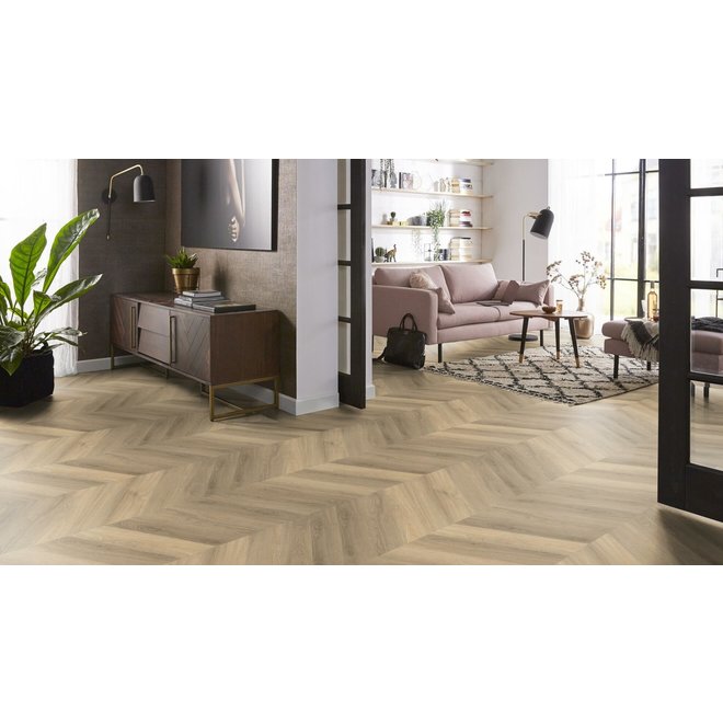 Ambiant Ambiant PVC vloer Hongaarse punt Beige