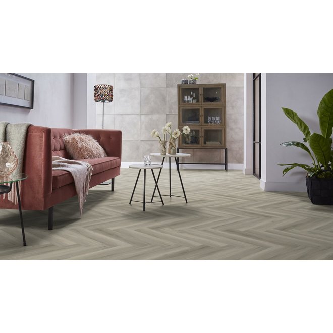 Ambiant PVC vloer visgraat Grey