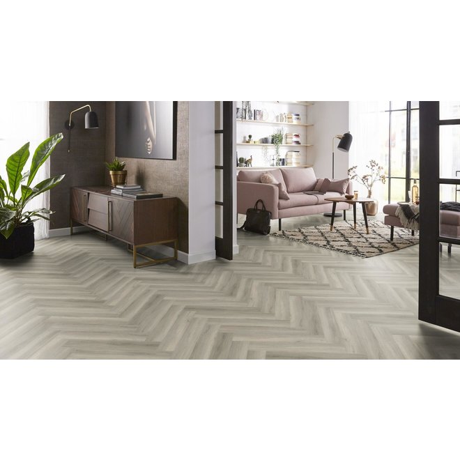 Ambiant PVC vloer visgraat Grey