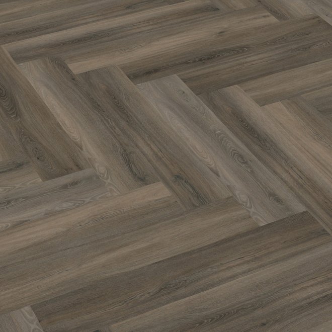 Ambiant PVC vloer visgraat Dark Grey