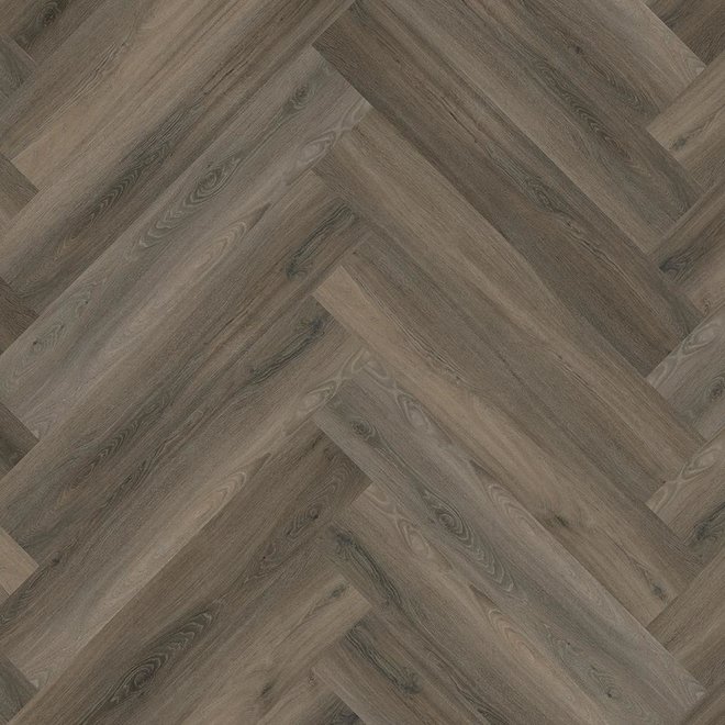 Ambiant PVC vloer visgraat Dark Grey