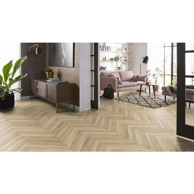 Ambiant PVC vloer visgraat Beige