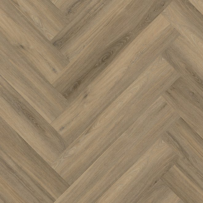 Ambiant Plak PVC vloer visgraat Light Brown