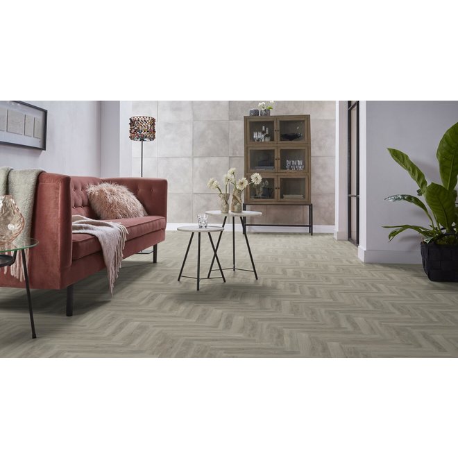 Ambiant Ambiant PVC vloer visgraat Light Grey