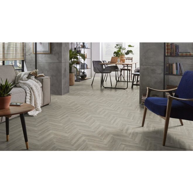 Ambiant Ambiant PVC vloer visgraat Light Grey