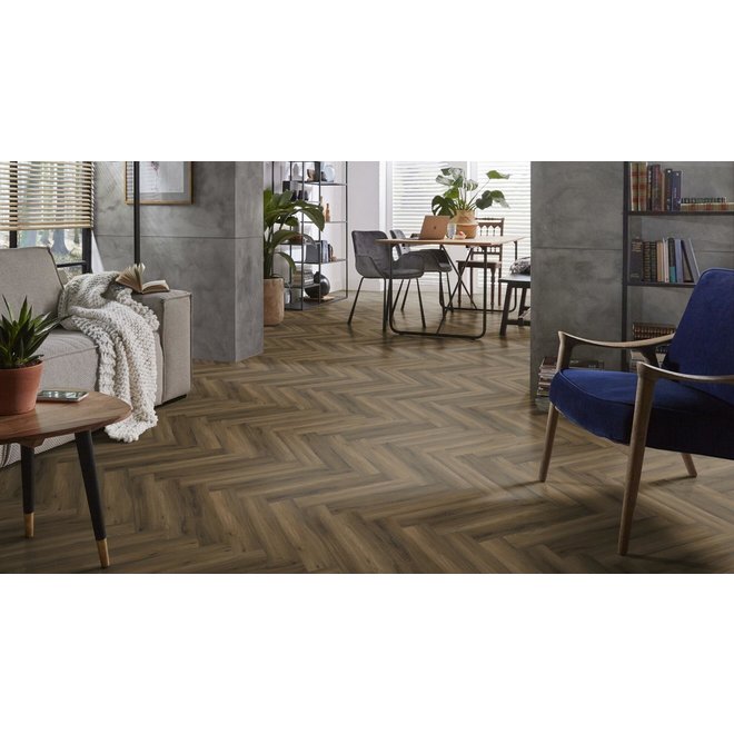 Ambiant Ambiant Klik PVC vloer visgraat Warm Brown