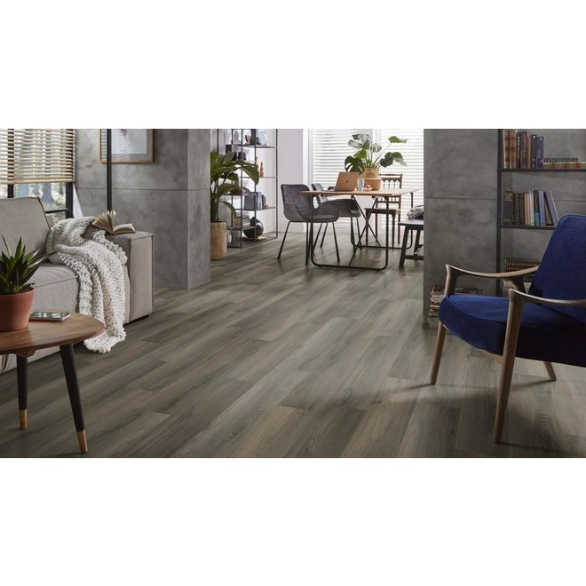 Ambiant Ambiant Klik PVC vloer stroken kleur Dark Grey
