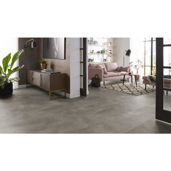 Ambiant Ambiant Klik PVC vloer betonlook tegels 91,4x45,5cm kleur Warm Grey