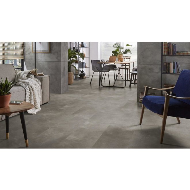 Ambiant Ambiant Klik PVC vloer betonlook tegels 91,4x45,5cm kleur Warm Grey
