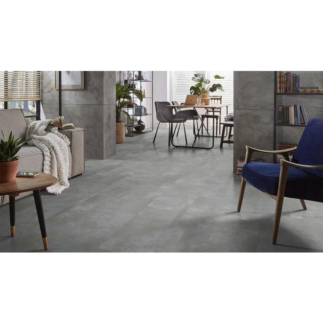 Ambiant Ambiant PVC vloer betonlook tegels 91x45,5cm kleur Grey