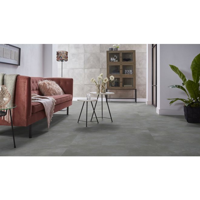 Ambiant Ambiant PVC vloer betonlook XL tegels 91,4x91,4cm kleur Grey