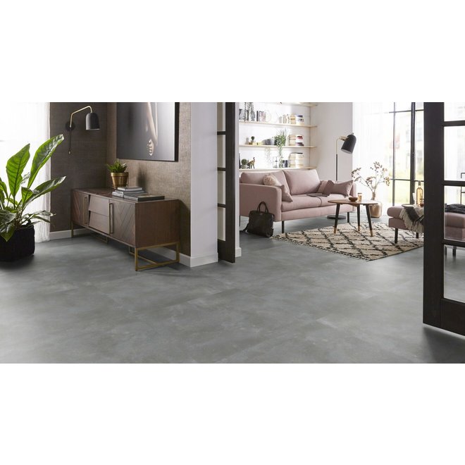 Ambiant Ambiant PVC vloer betonlook XL tegels 91,4x91,4cm kleur Grey