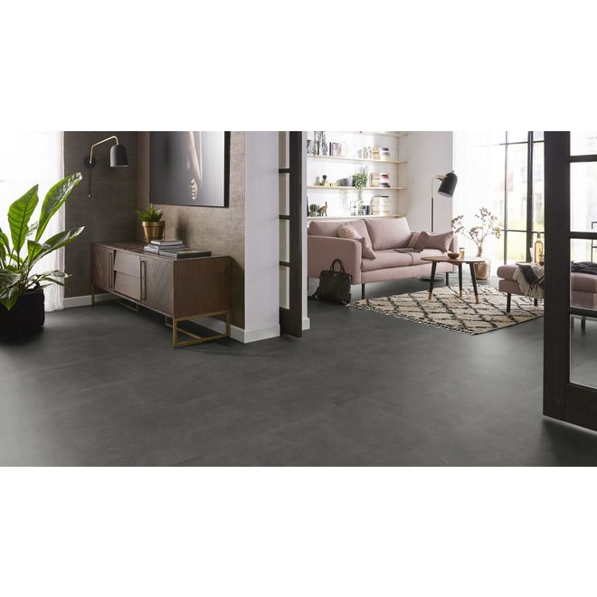 Ambiant Ambiant PVC vloer betonlook tegels kleur Antraciet