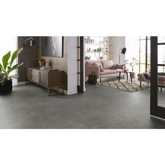Ambiant Ambiant PVC vloer betonlook tegels 61x61cm kleur Grey