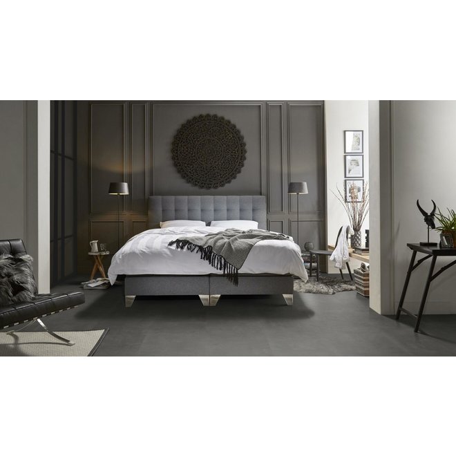 Ambiant Ambiant Klik PVC vloer betonlook tegels 61x61cm kleur Antraciet