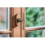 Dauby Dauby Pure Line raamklink T-vorm  ruw brons  per stuk