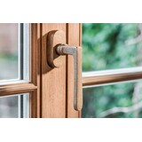 Dauby Dauby Pure Line raamklink L-vorm  ruw brons  per stuk