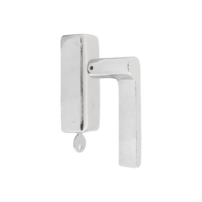 Dauby Dauby Pure Line raamklink type 1928 draai/kiep wit brons afsluitbaar rechts per stuk