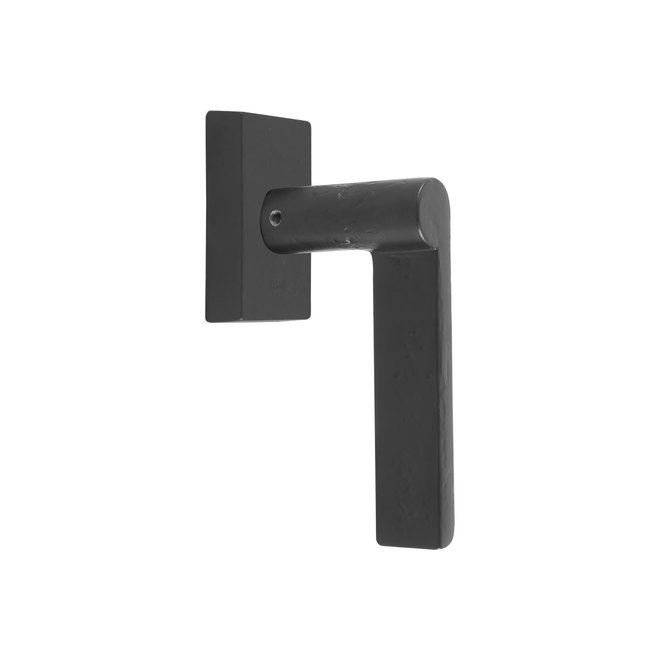 Dauby Dauby raamklink Pure Line type 1928 vierkant verouderd ijzer - zwart rechts per stuk