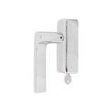 Dauby Dauby raamklink Pure Line type 1928 draai/kiep wit brons afsluitbaar links per stuk