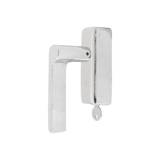 Dauby Dauby raamklink Pure Line type 1928 draai/kiep wit brons afsluitbaar links per stuk