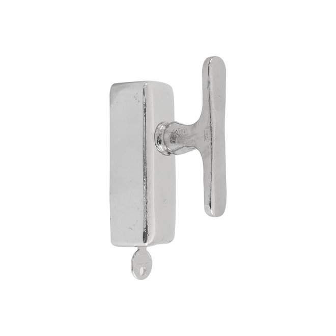 Dauby Dauby Pure Line raamklink T-vorm draai/kiep wit brons afsluitbaar per stuk