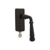 Dauby Dauby Pure Line raamklink type 1830 draai/kiep verouderd ijzer - zwart afsluitbaar per stuk