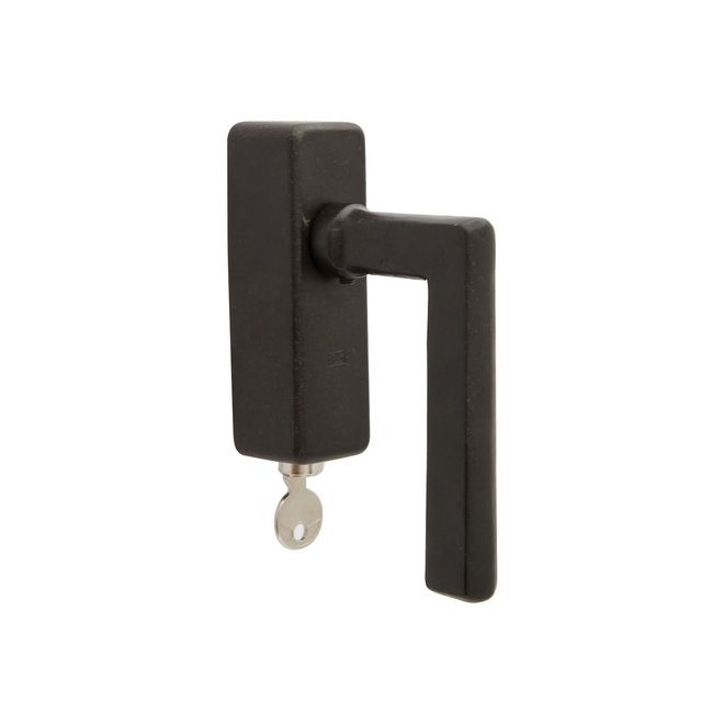 Dauby Dauby Pure Line raamklink type 1920 draai/kiep verouderd ijzer - zwart afsluitbaar per stuk