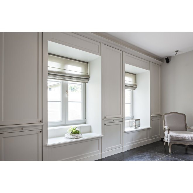 Dauby Dauby Pure Line raamklink type 1920  wit brons  per stuk