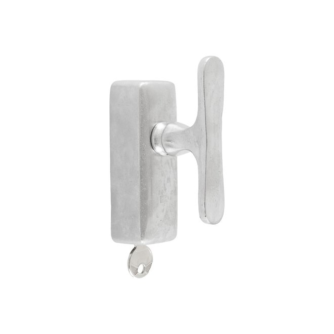 Dauby Dauby Pure Line raamklink T-vorm mat wit brons afsluitbaar per stuk