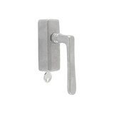 Dauby Dauby Pure Line raamklink L-vorm mat wit brons afsluitbaar per stuk