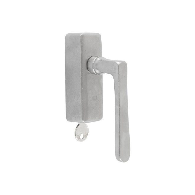 Dauby Dauby Pure Line raamklink L-vorm mat wit brons afsluitbaar per stuk