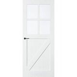 Skantrae Tijdloze binnendeur SK9 stomp Cottage  wit voorgelakt