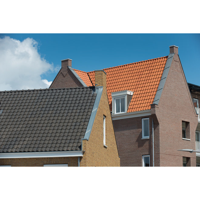 Monier Keramische dakpan VH-V kleur blauw gesmoord per pallet
