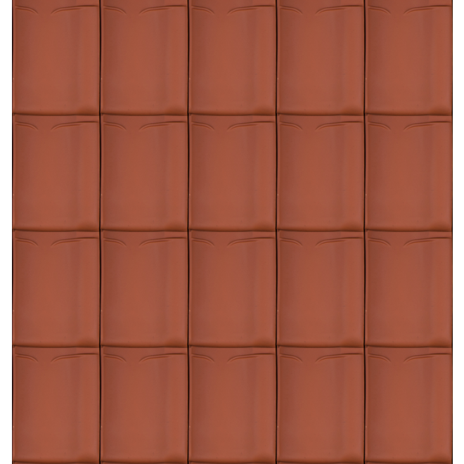Monier Keramische dakpan VH-V kleur natuurrood per pallet