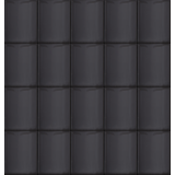 Monier Keramische dakpan VH-V kleur blauw gesmoord per pallet