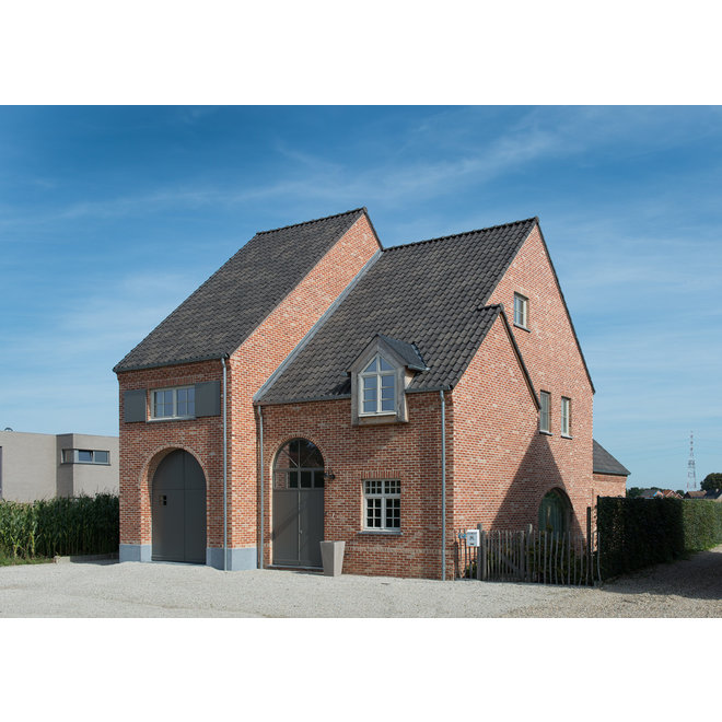 Monier Dakpan Oude Holle blauw naturel gesmoord per pallet