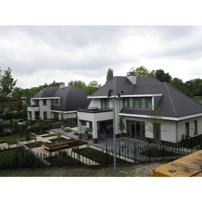 Wienerberger Keramische dakpan Wienerberger Leipan 301 Blauw gesmoord per pallet