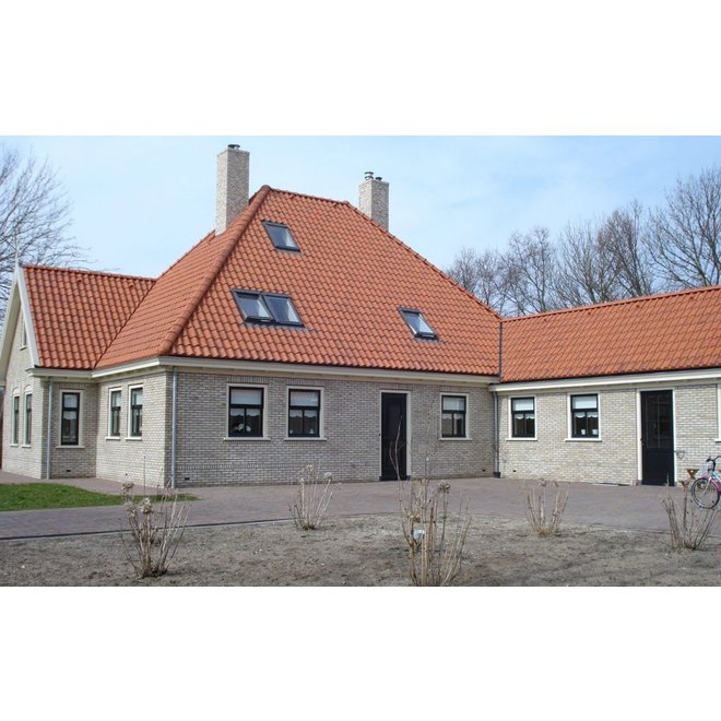 Wienerberger Dakpan Wienerberger OVH klassiek vieilli rood gepatineerd per  pallet