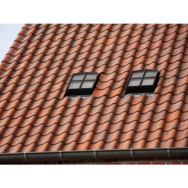 KempiQ Dakraam staal 40x60cm HR++ glas kruisvakverdeling thermisch onderbroken