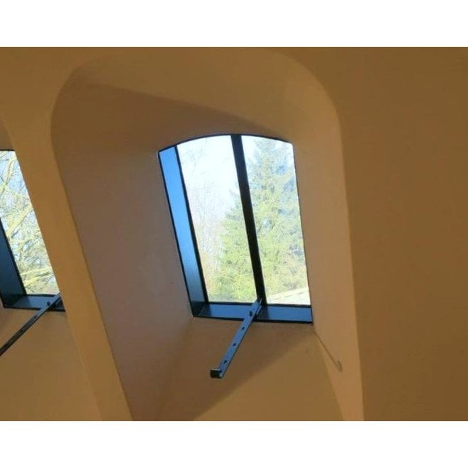 KempiQ Dakraam staal 60x70cm HR++ glas met spijlen thermisch onderbroken