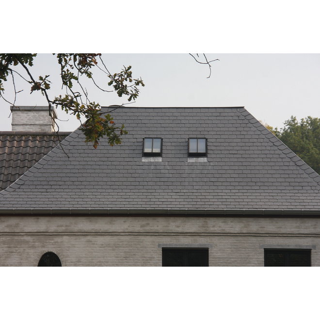 KempiQ Dakraam staal 40x60cm HR++ glas kruisvakverdeling leiendak thermisch onderbroken