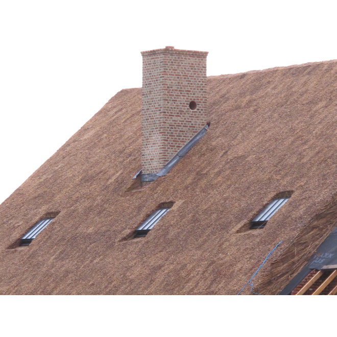 KempiQ Stalen dakraam 26x40 cm zwart met HR glas thermisch onderbroken