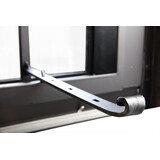 KempiQ Stalen dakraam 100x110 cm zwart met HR++ glas thermisch onderbroken